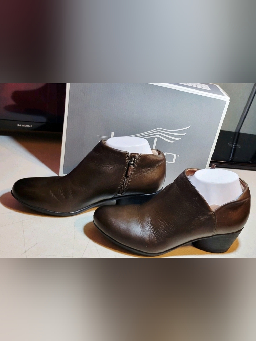 Womens Shoes Size 8.5/9 Dansko Raina Mushroom Burnished Nubuck Brown Ankle Boots - Picture 4 of 7